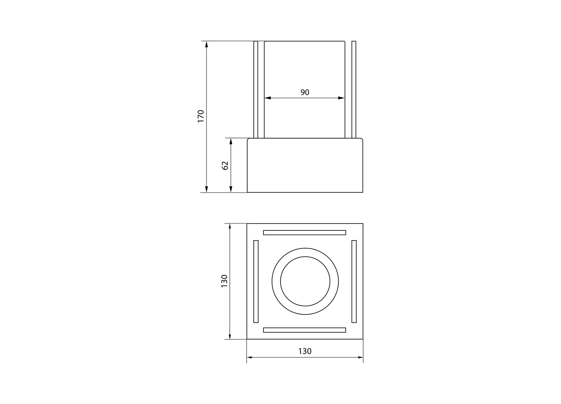 Luma130 Design Tischkamin