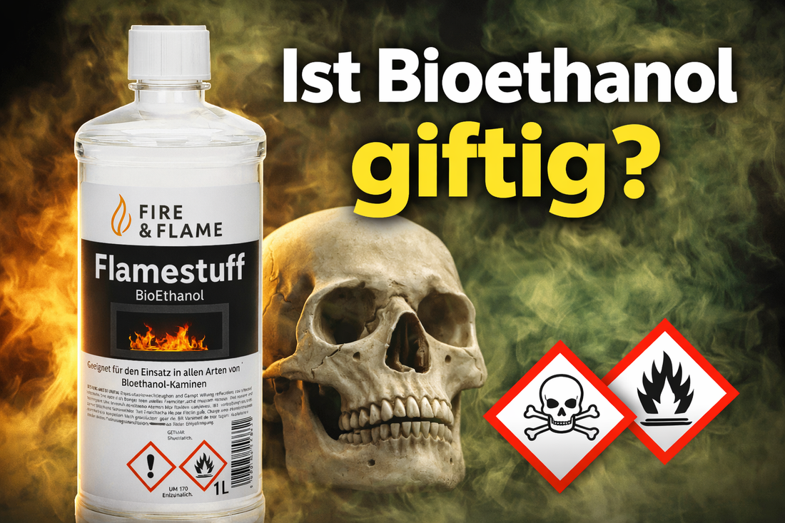Ist Bioethanol giftig? Sicherheit für Bioethanol-Kamine | Fire&Flame