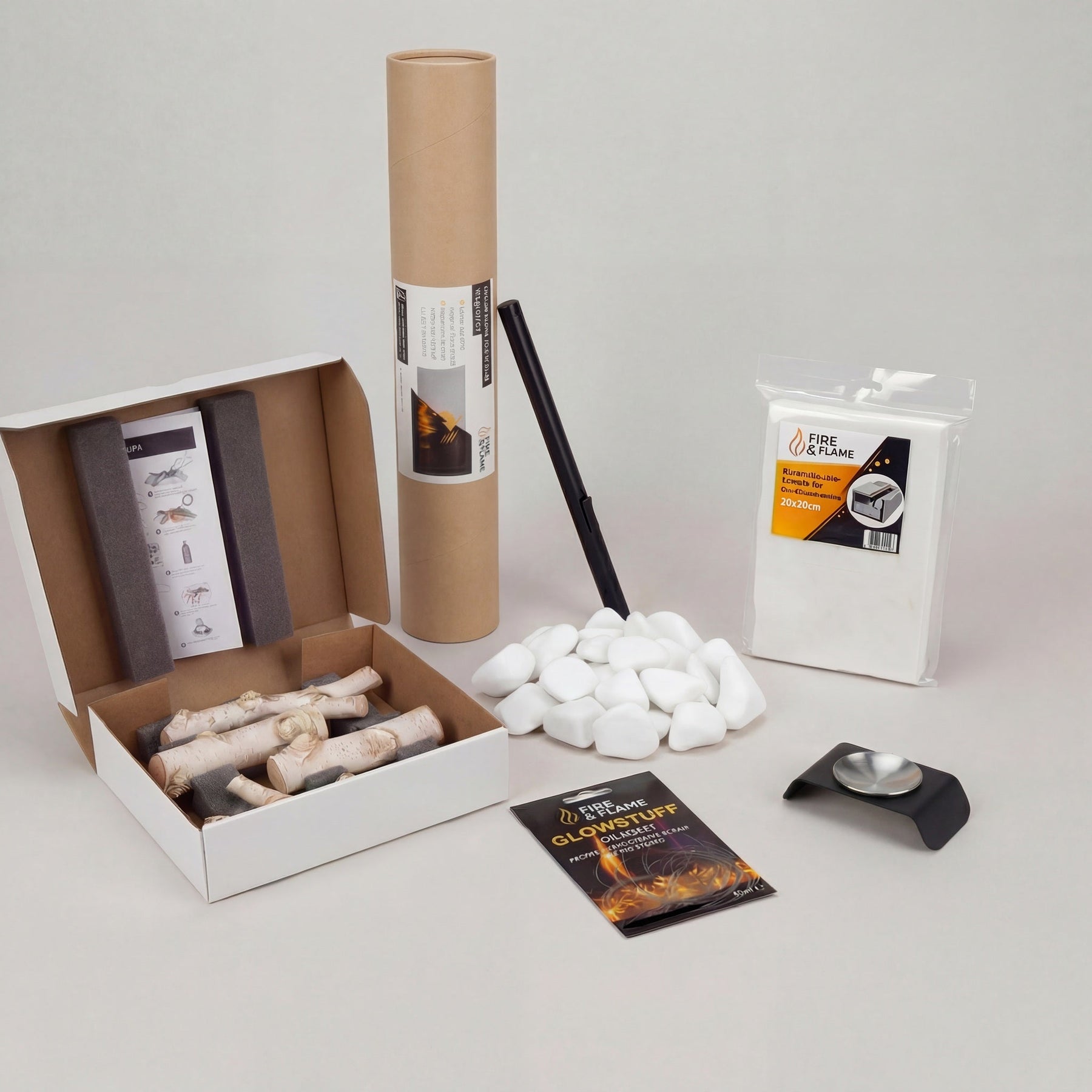 Zubehör für Fire & Flame Bioethanol-Kamine
