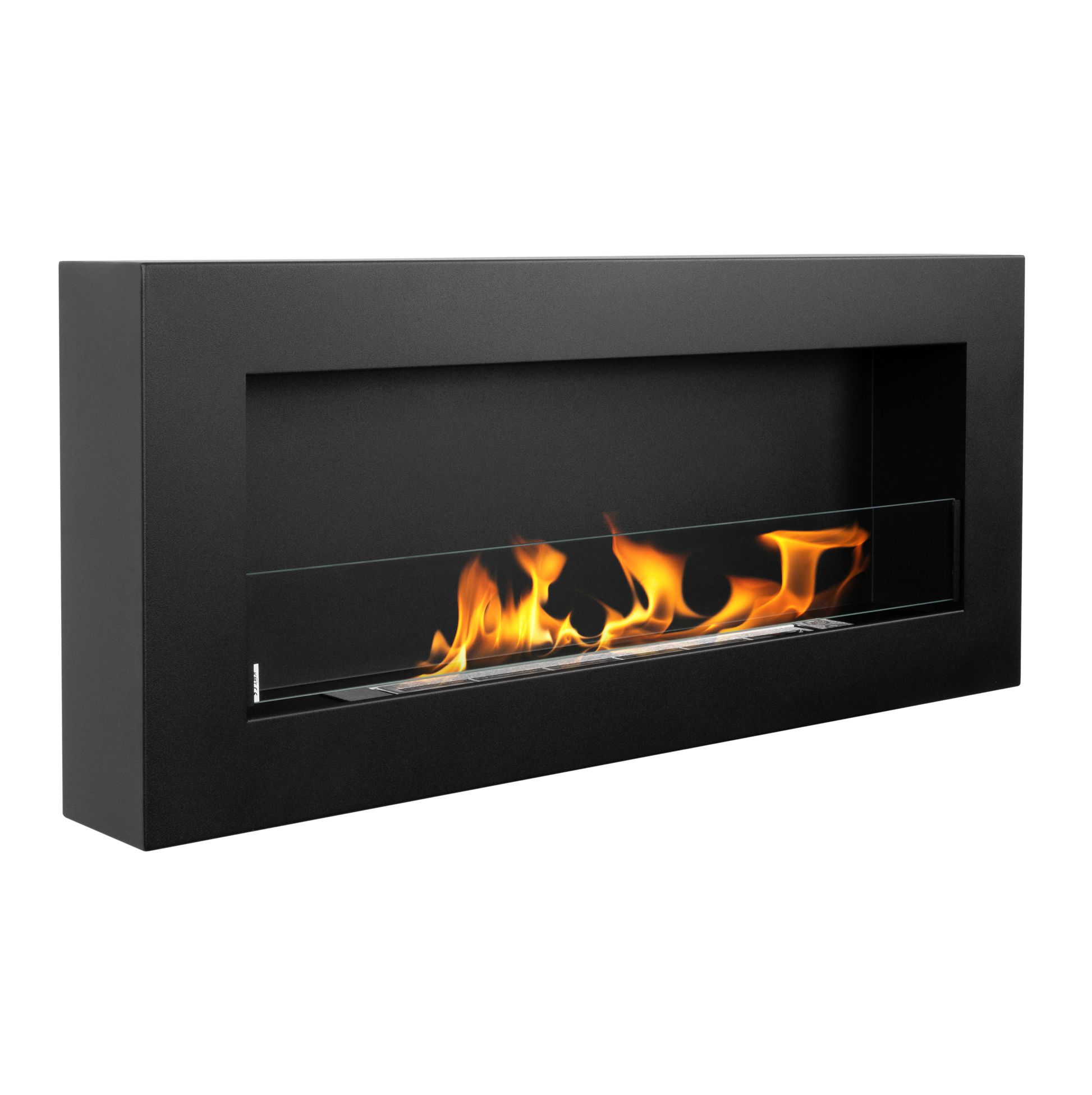 Frame Wandkamin 900x400 in Schwarz