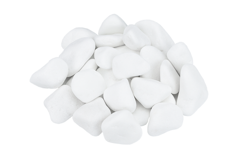 Deko-Steine Weiß Moderne Dekoration für Bioethanol-Kamine