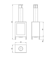 Standkamin Classic – Bioethanol Kamin in klassischer Optik
