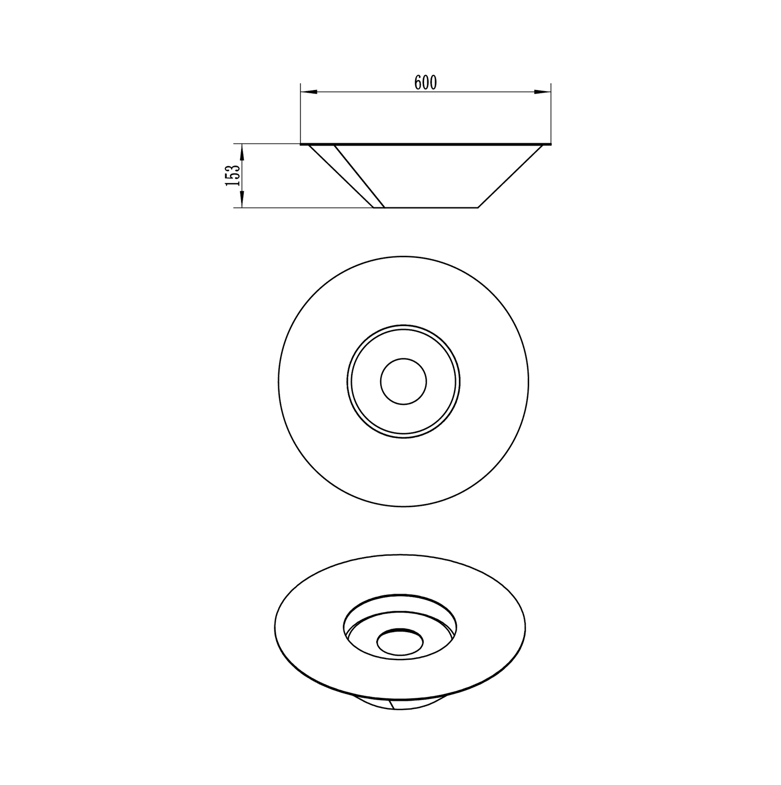Sun Runde Feuerschale