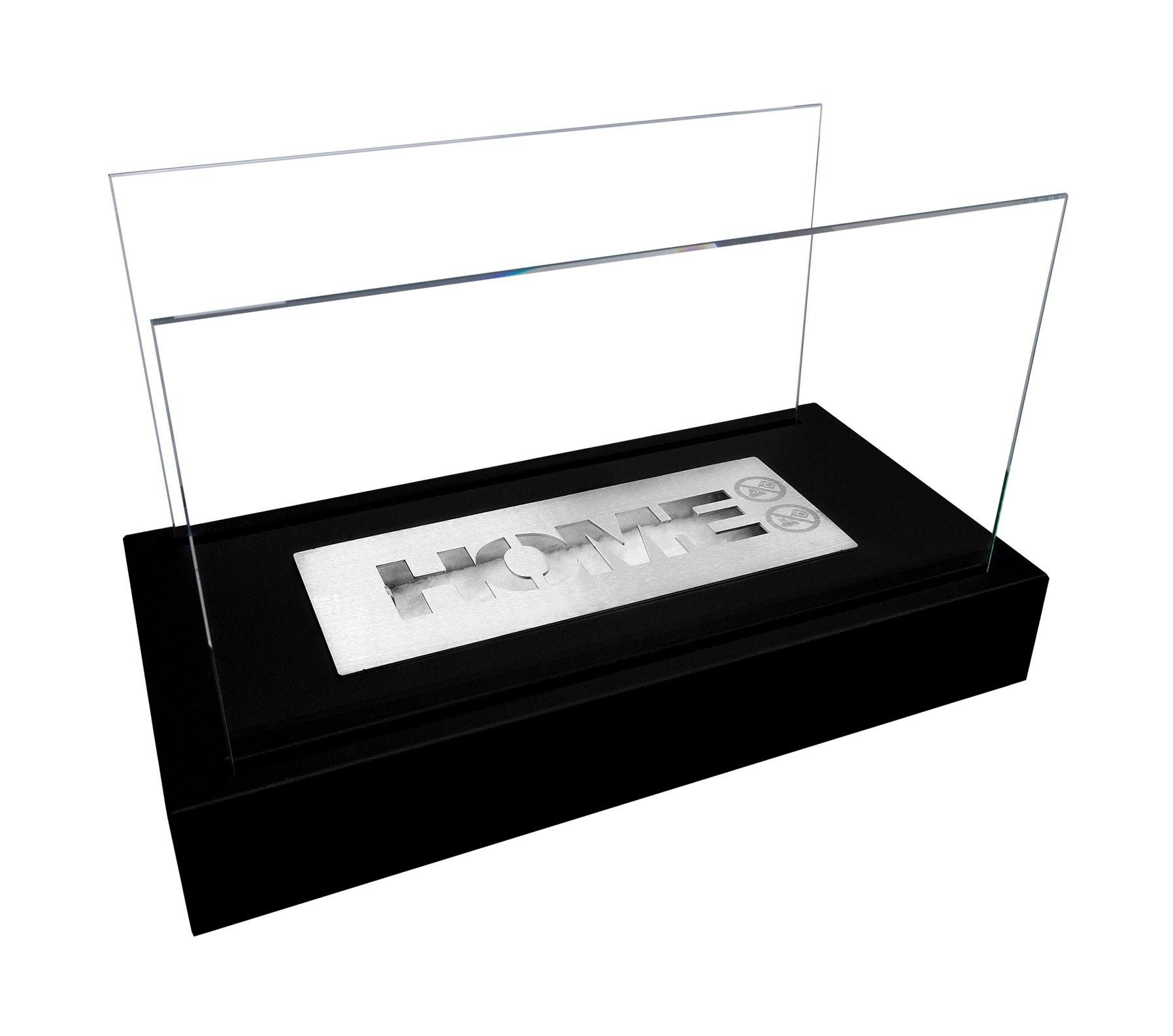 Tischkamin Home – Bioethanol Tischfeuer mit HOME-Schriftzug