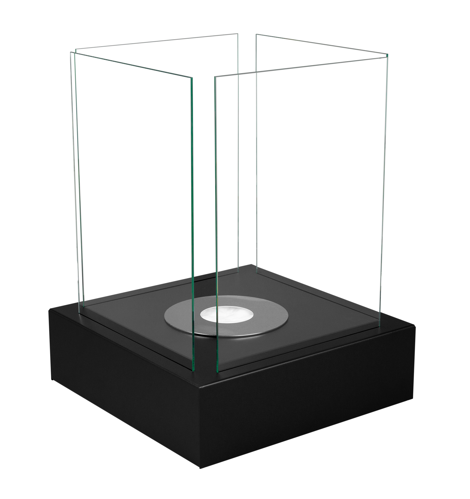 one.Luma400 Design Feuerstelle in Schwarz