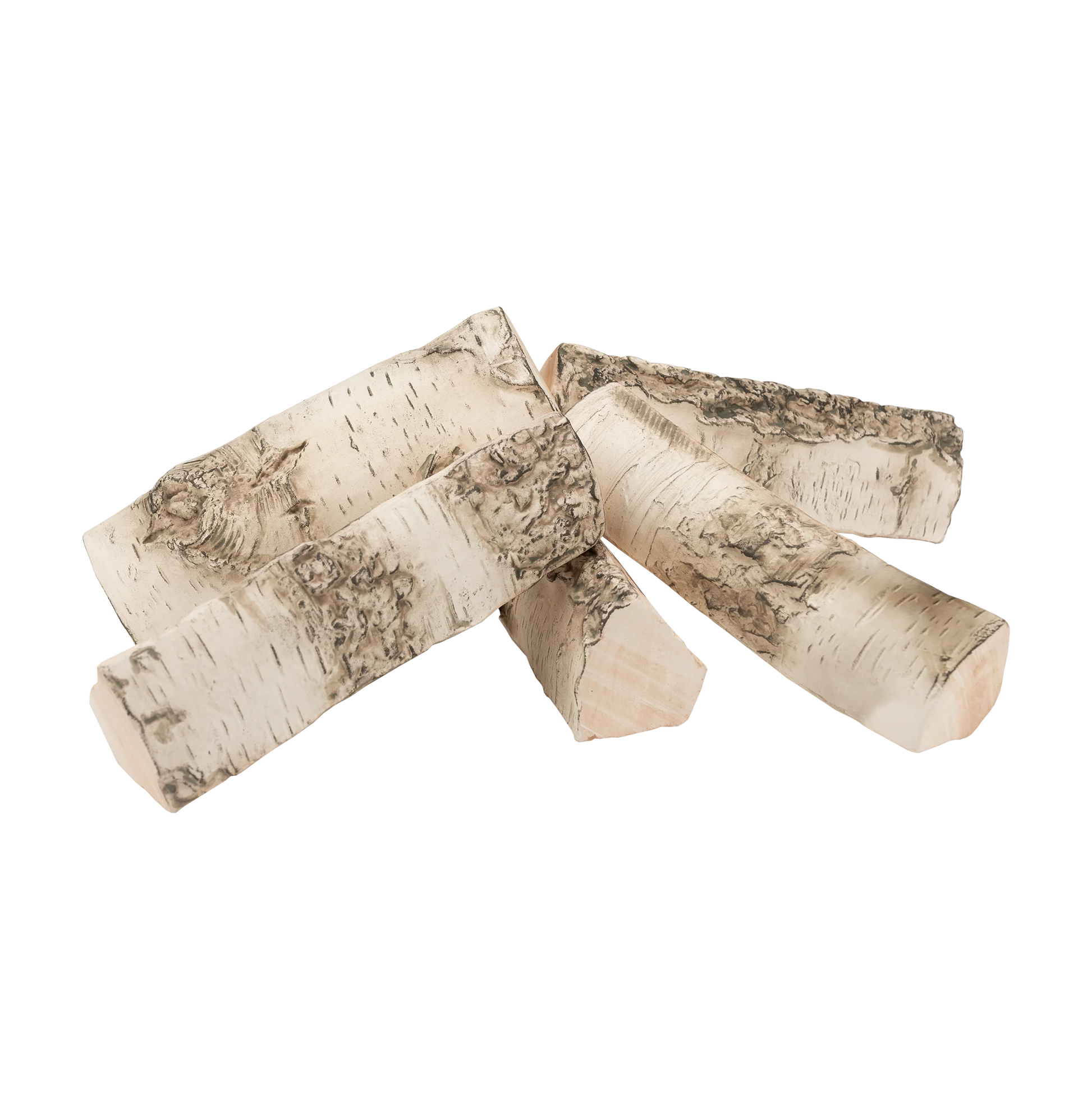 Keramik-Holz (Groß) | Täuschend echte Deko-Holzscheite
