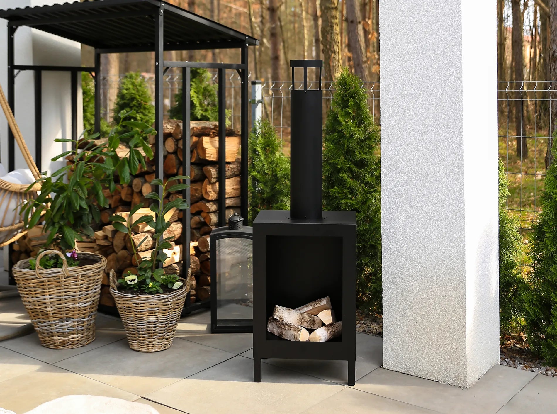 three.Classic | Eleganter, klassischer Bioethanol-Standkamin