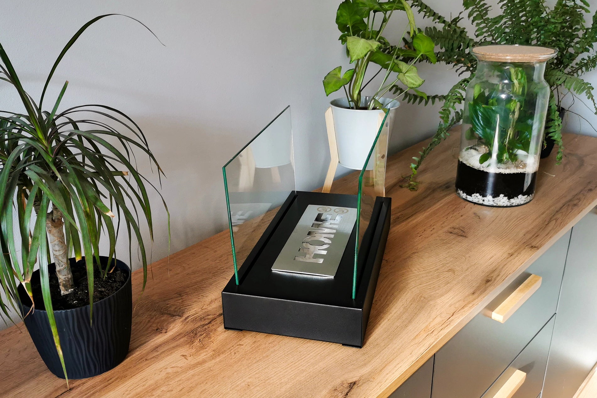 one.Home Freistehender Bioethanol Tischkamin