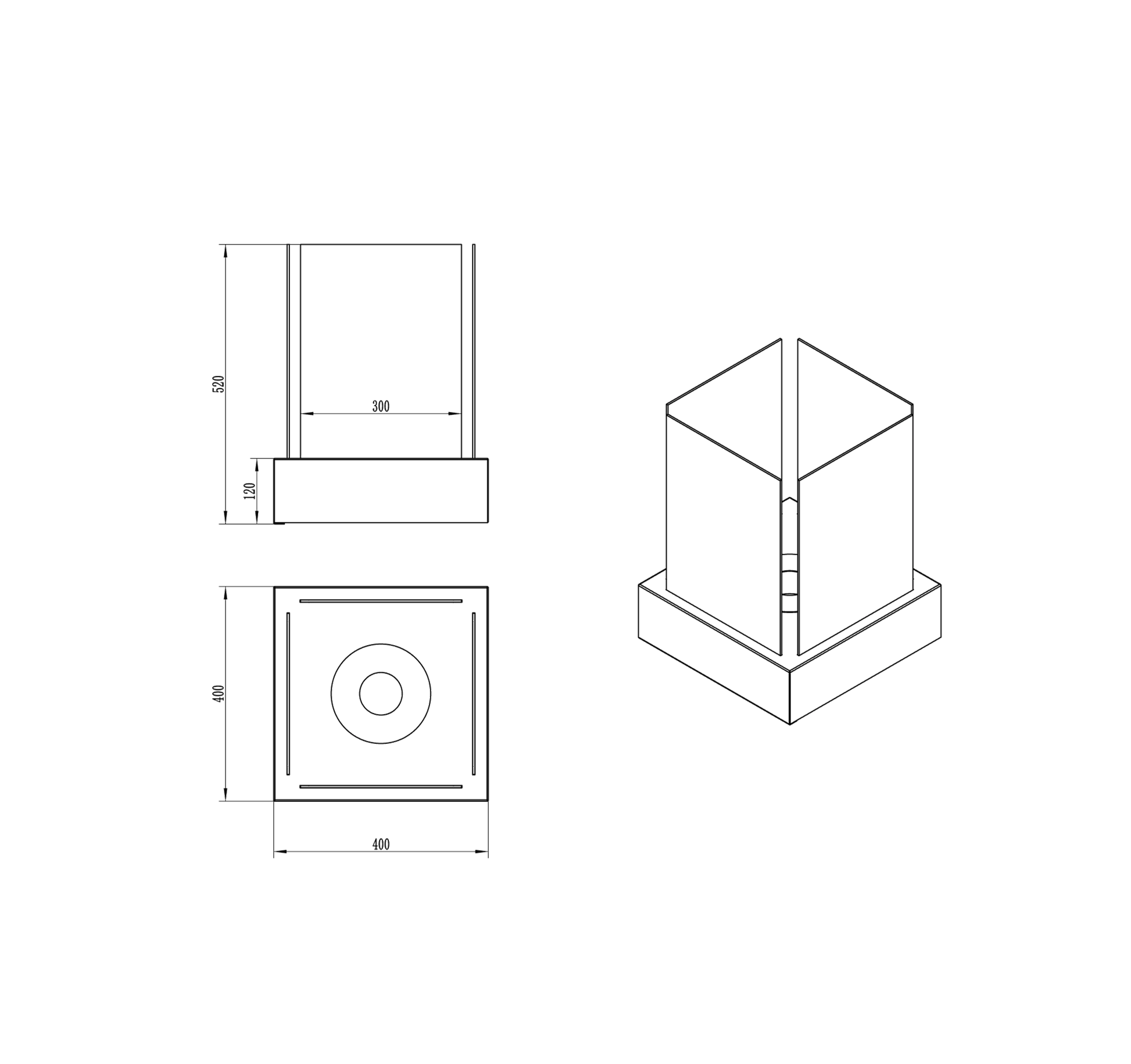 Luma400 Design Feuerstelle