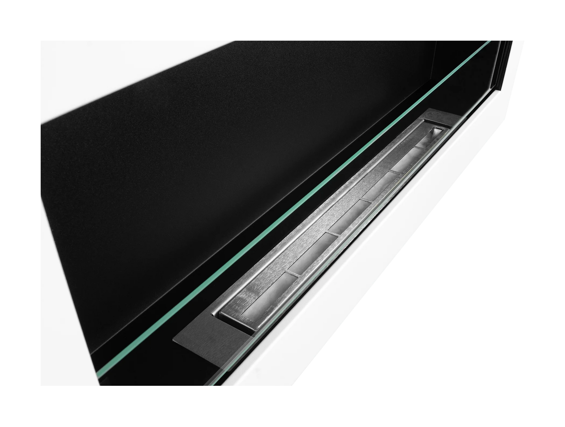 four.Frame Eleganter Wandkamin 900x400 in Weiß
