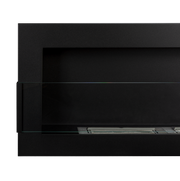 Wandkamin Elegant 1200×400 – Bioethanol Wandkamin, 120 cm Feuerlinie