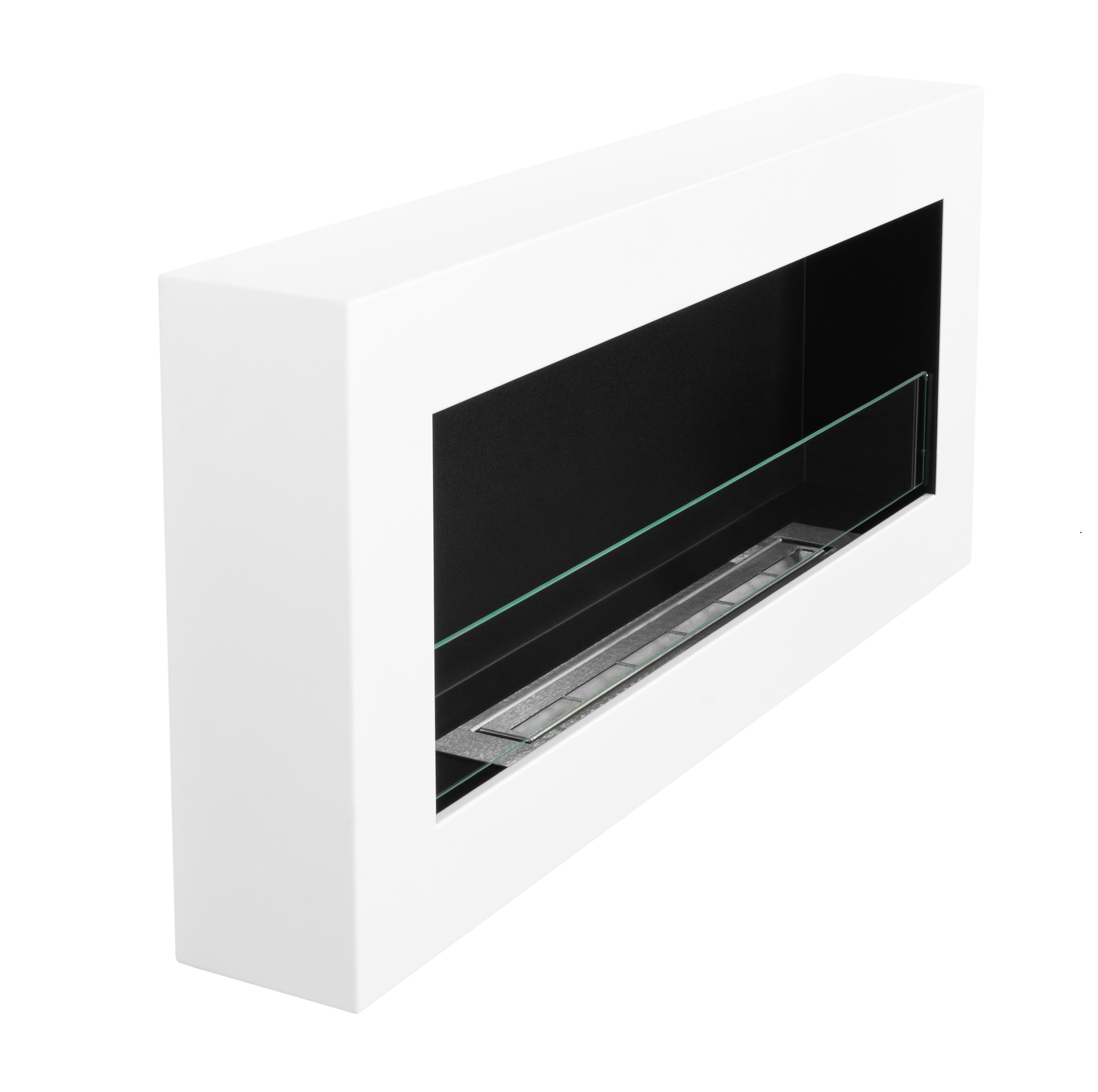 Frame Wandkamin 900x400 in Weiß