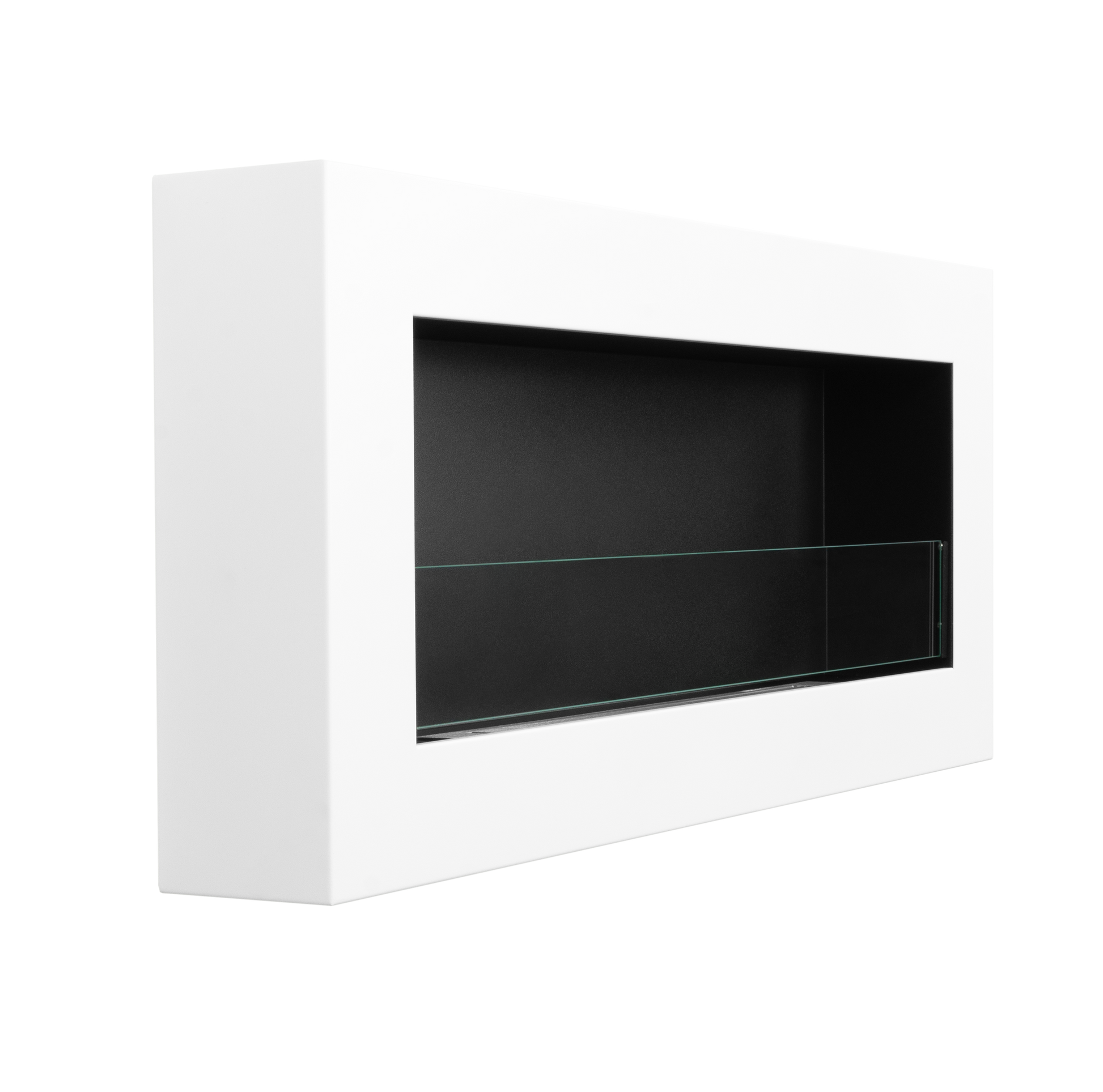 Frame Wandkamin 900x400 in Weiß