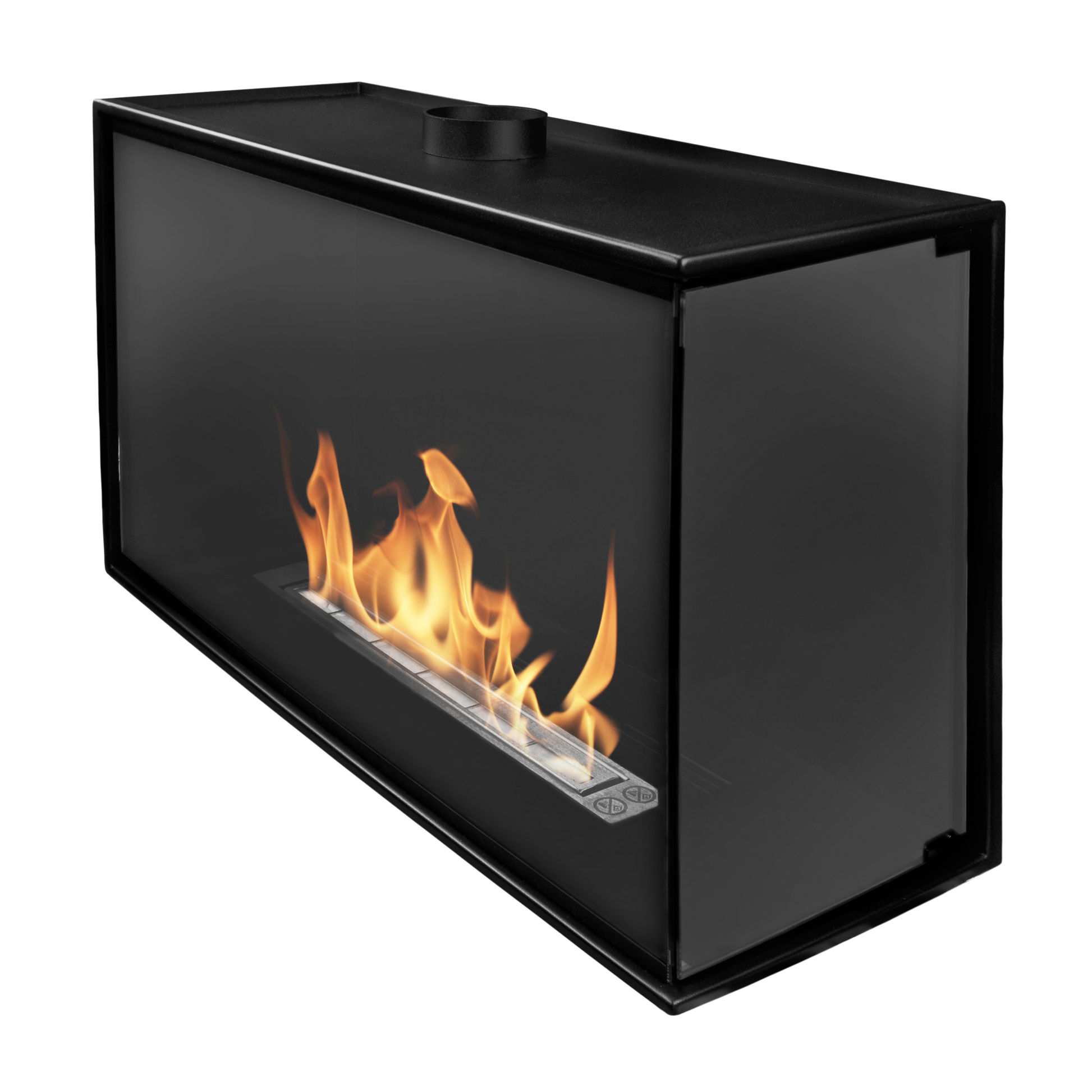 Einbaukamin Corner – Bioethanol Eckkamin ohne Schornstein