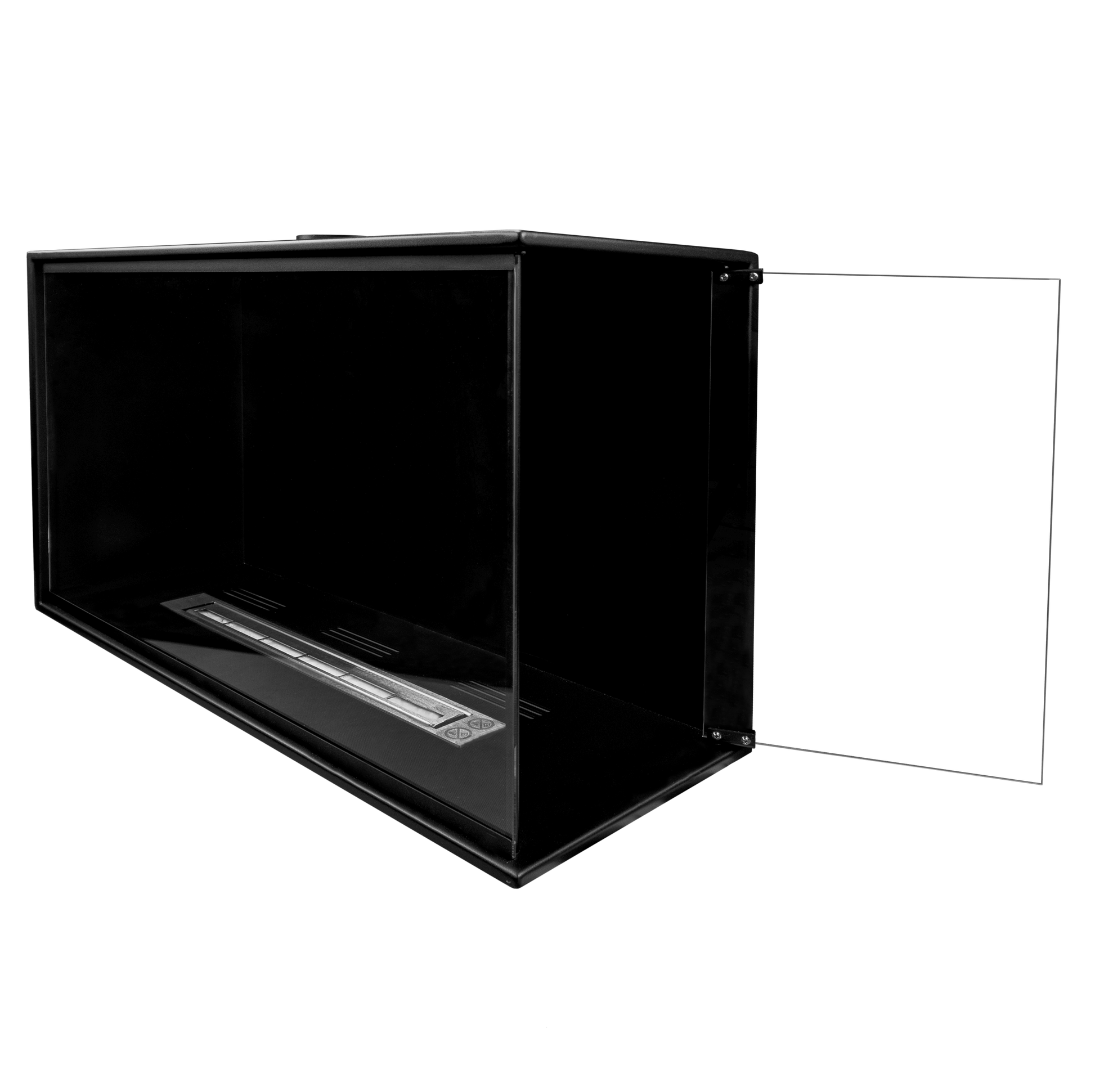 Einbaukamin Corner – Bioethanol Eckkamin ohne Schornstein