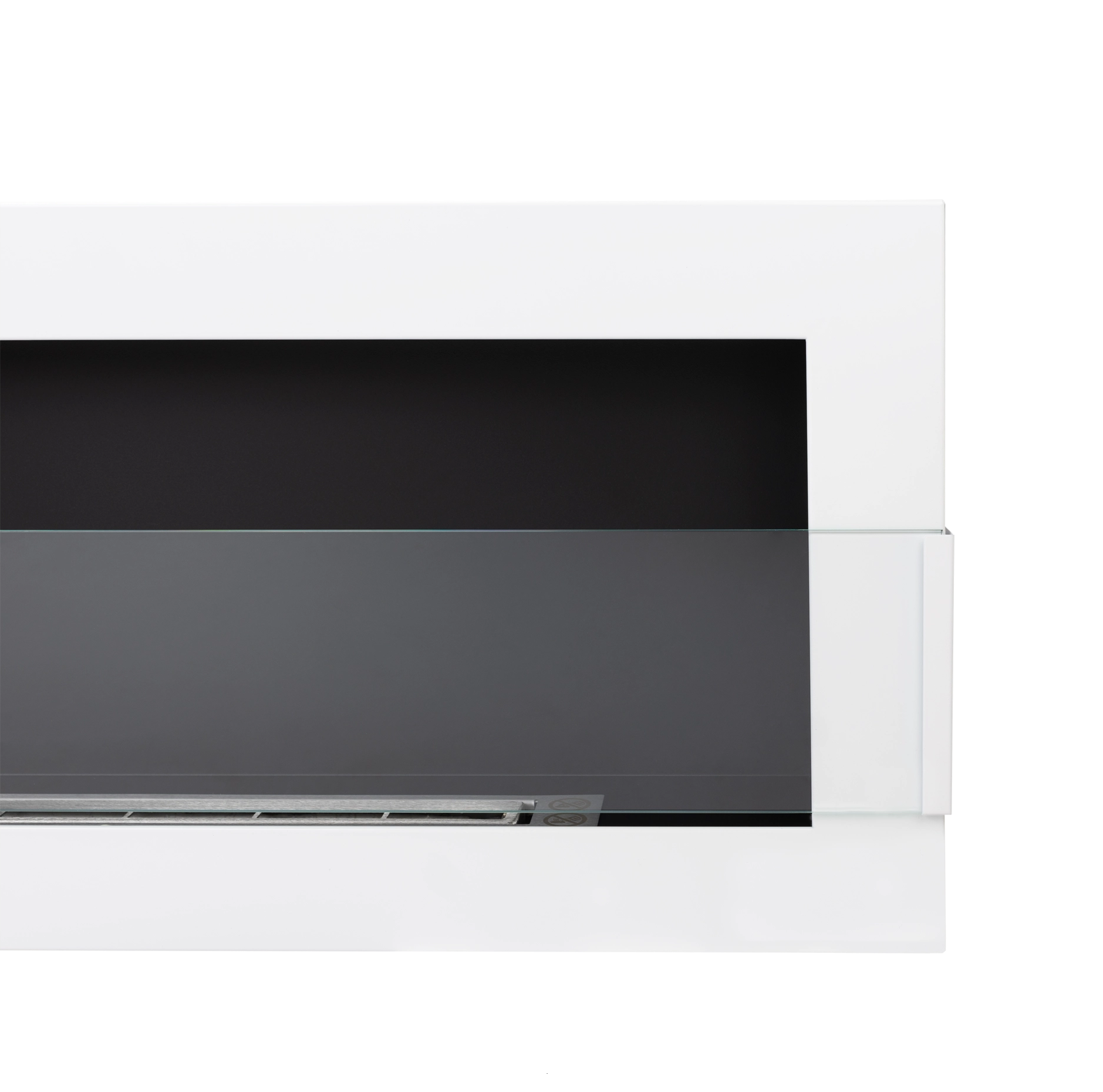 Elegant Wandkamin 900x400 in weiß