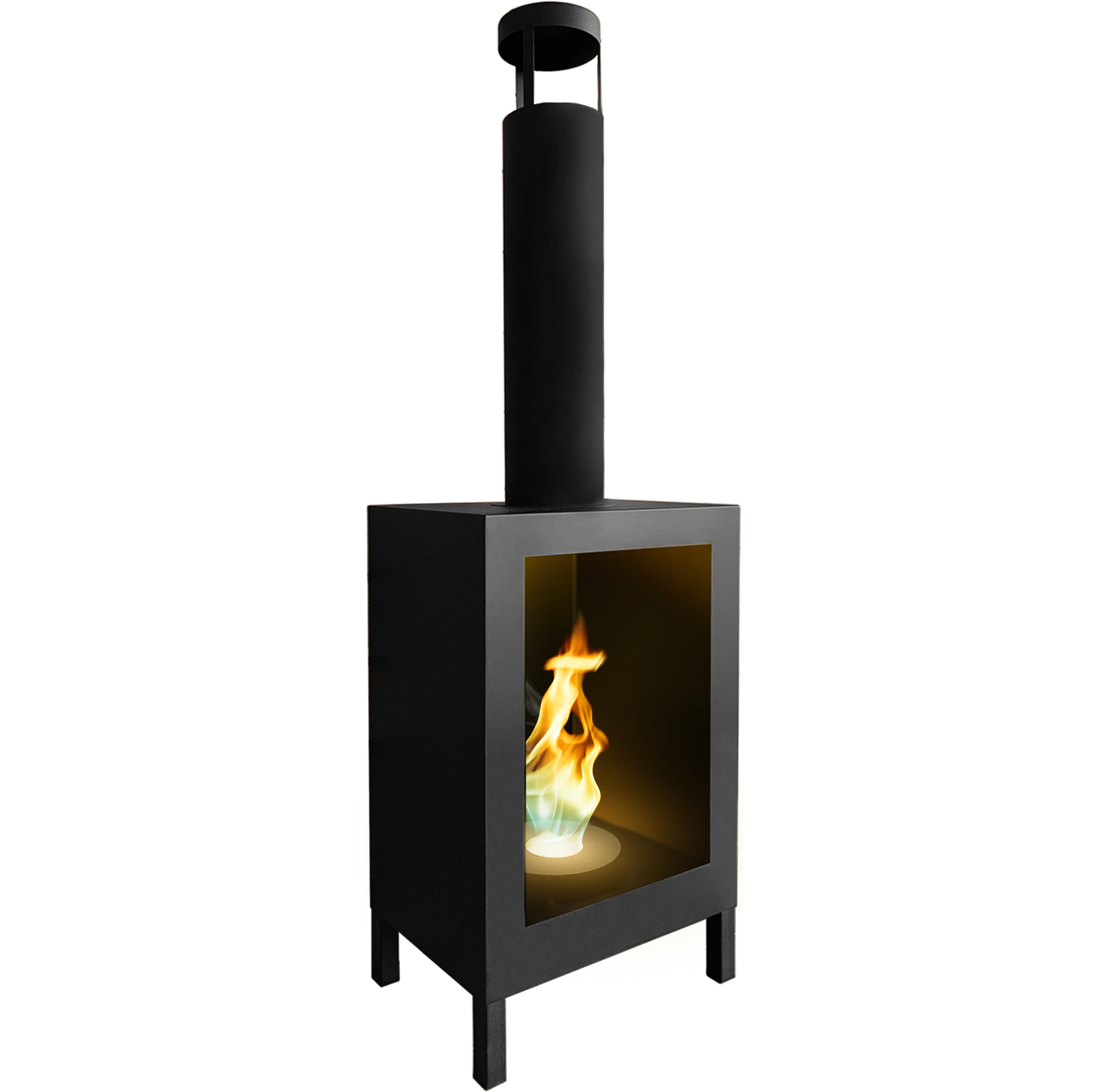 Classic Eleganter, klassischer Bioethanol-Standkamin