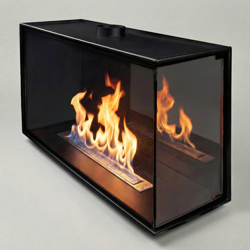 Einbaukamin Corner – Eckkamin ohne Schornstein