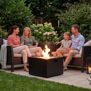 Feuerstelle Cube – Bioethanol Feuerwürfel für Terrasse & Garten