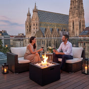 Feuerstelle Cube – Bioethanol Feuerwürfel für Terrasse & Garten