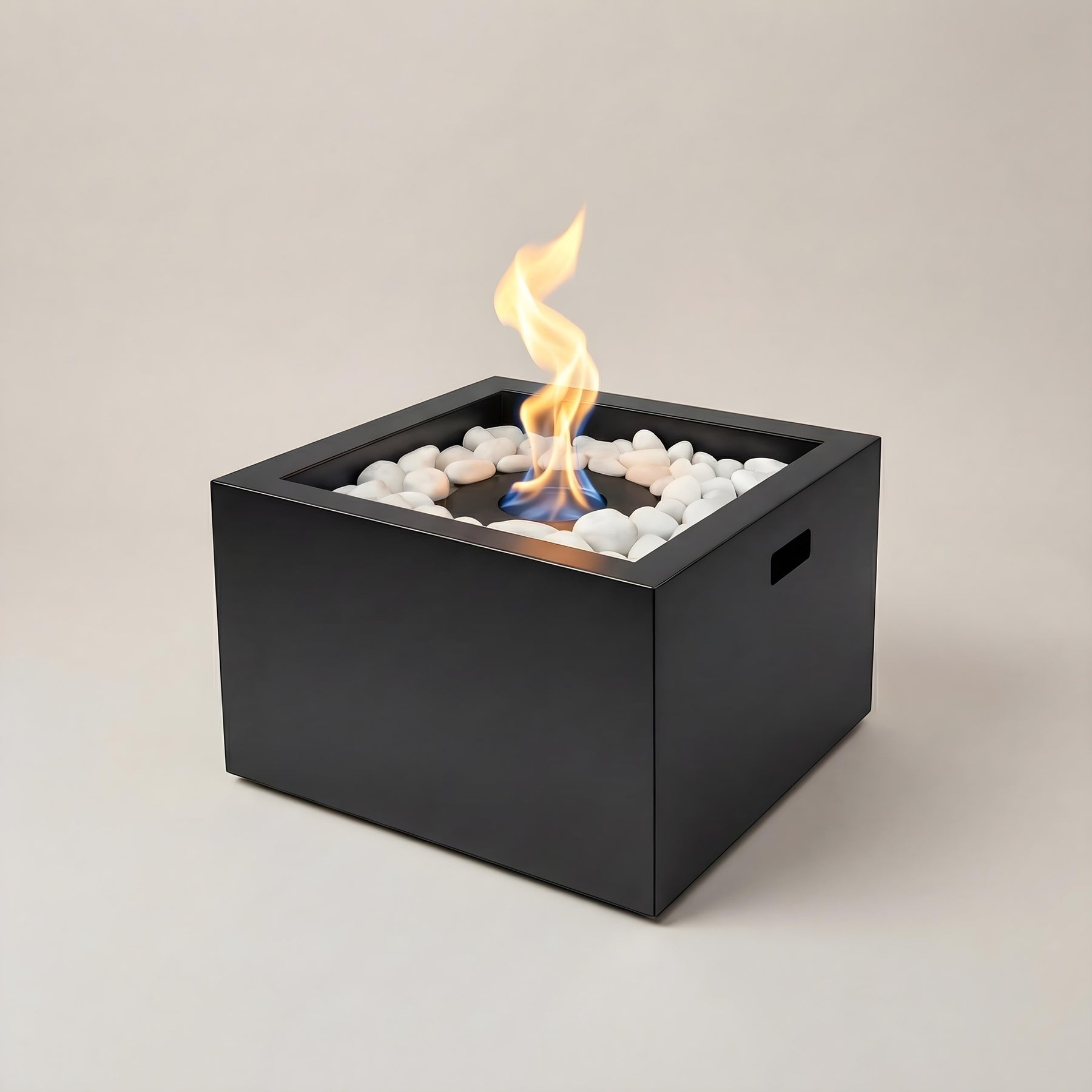 Feuerstelle Cube – Bioethanol Feuerwürfel für Terrasse & Garten