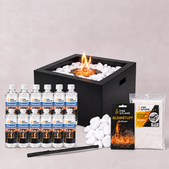 Feuerstelle Cube Ambiente-Paket