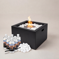 Feuerstelle Cube Starterpaket – Feuerstelle, 6 L Bioethanol & Feuerzeug