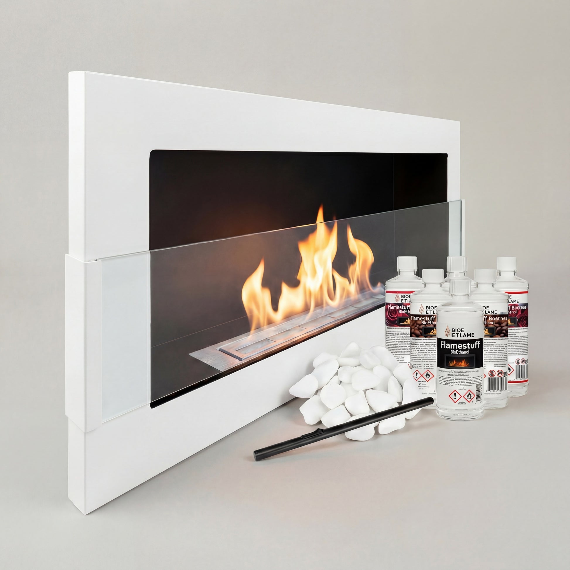 Wandkamin Elegant 900×400 Starterpaket