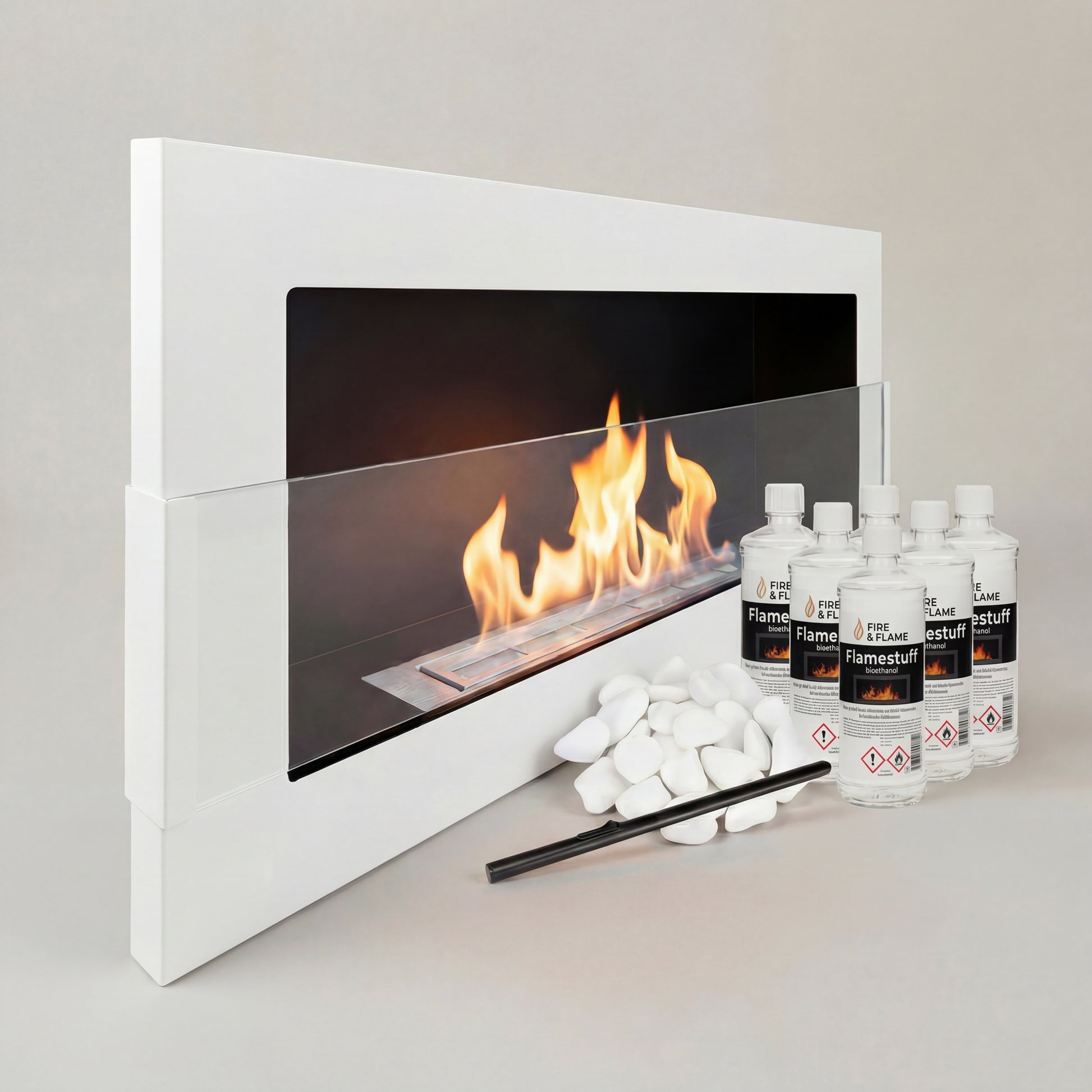 Wandkamin Elegant 900×400 Starterpaket