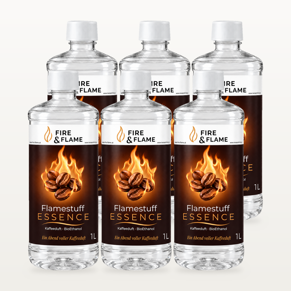 Flamestuff Essence Kaffee Vorratspaket – Bioethanol mit Kaffeeduft