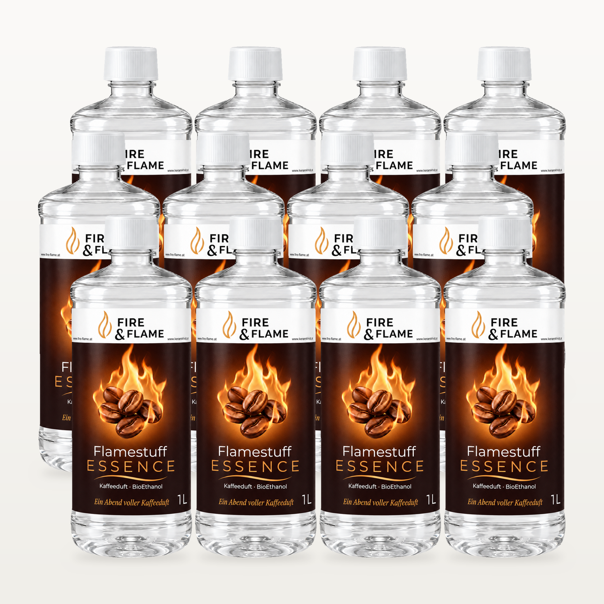 Flamestuff Essence Kaffee Vorratspaket – Bioethanol mit Kaffeeduft