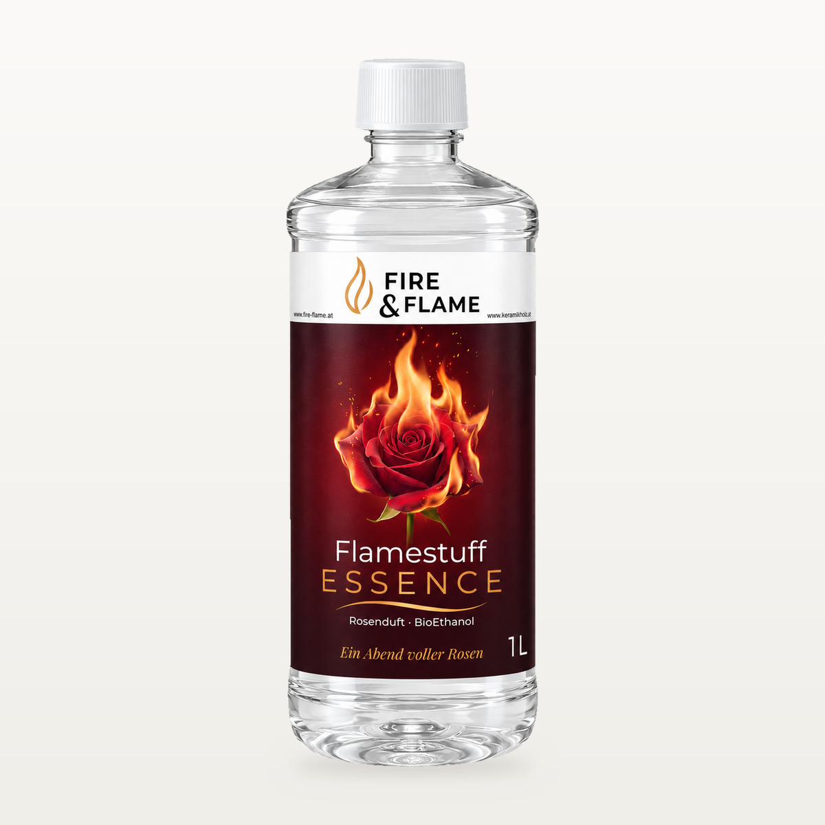 Flamestuff Essence Rose 1 L – Bioethanol mit Rosenduft