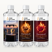 Flamestuff Probierpaket 9 L – Bioethanol Neutral, Kaffee & Rose