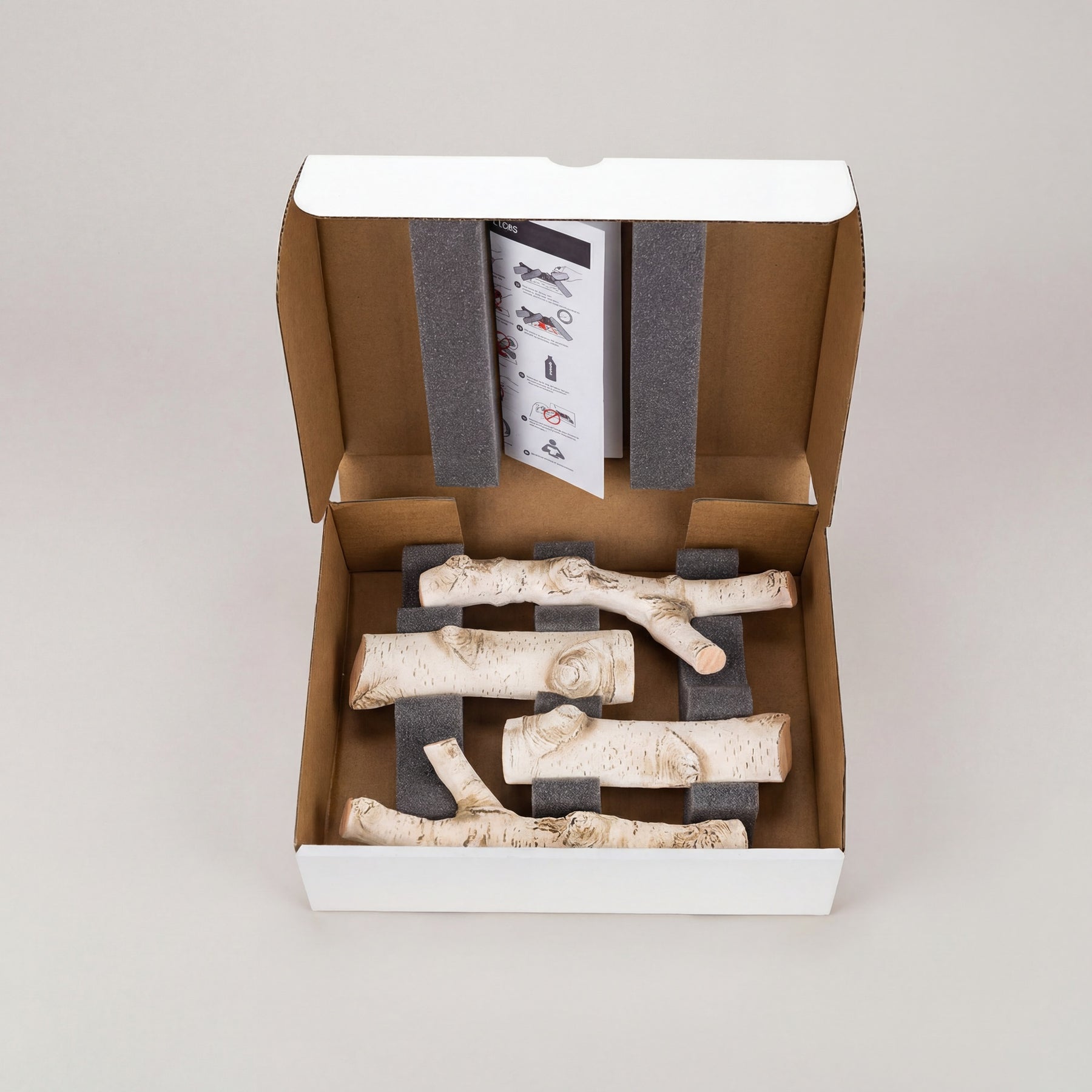 Keramik-Holz Birke – Holzoptik für Bioethanolkamine