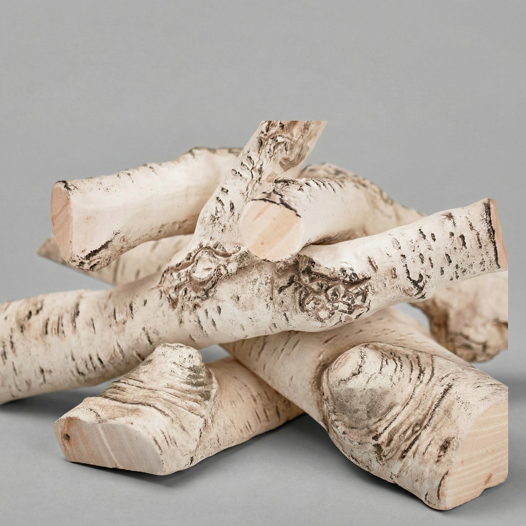 Keramik-Holz Birke – Holzoptik für Bioethanolkamine