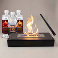 Tischkamin Home Starterpaket – Kamin, 3 L Bioethanol & Feuerzeug