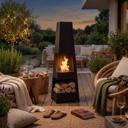 Standkamin Modern – Bioethanol Standkamin mit Glasfront
