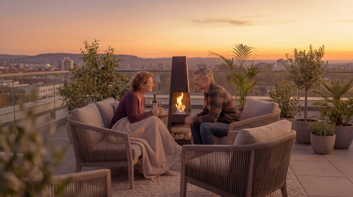 Feuerstellen für Terrasse & Garten – Bioethanol Outdoor Kamine – Fire&Flame