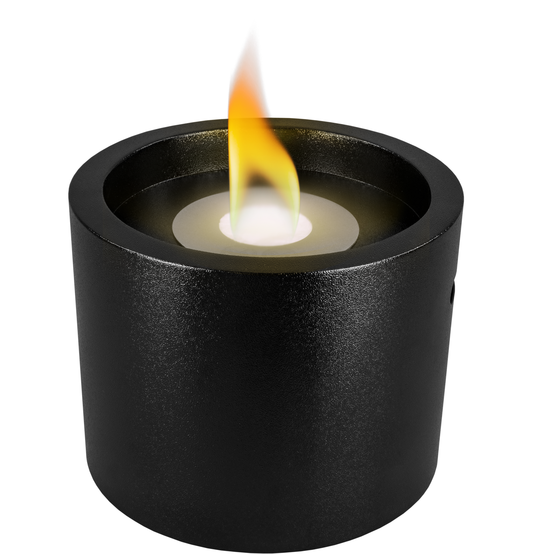 Solis 290 Runde Outdoor Feuerschale in Schwarz