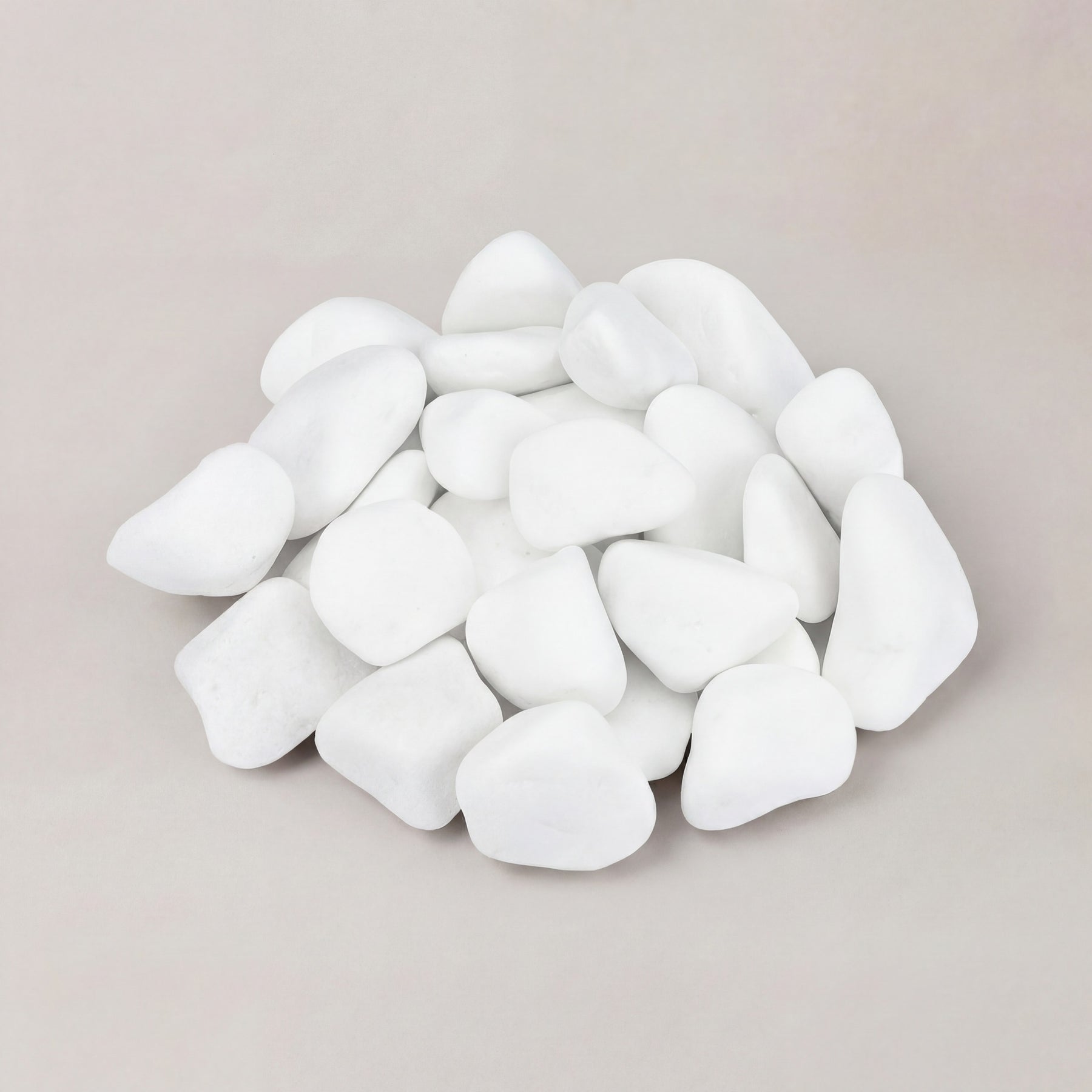Deko-Steine Weiß 1 kg – Kaminsteine für Bioethanolkamine