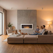 Wandkamin Elegant 900×400 – Bioethanol Wandkamin, 90 cm Feuerlinie