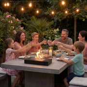 Tischkamin Home – Bioethanol Tischfeuer mit HOME-Schriftzug