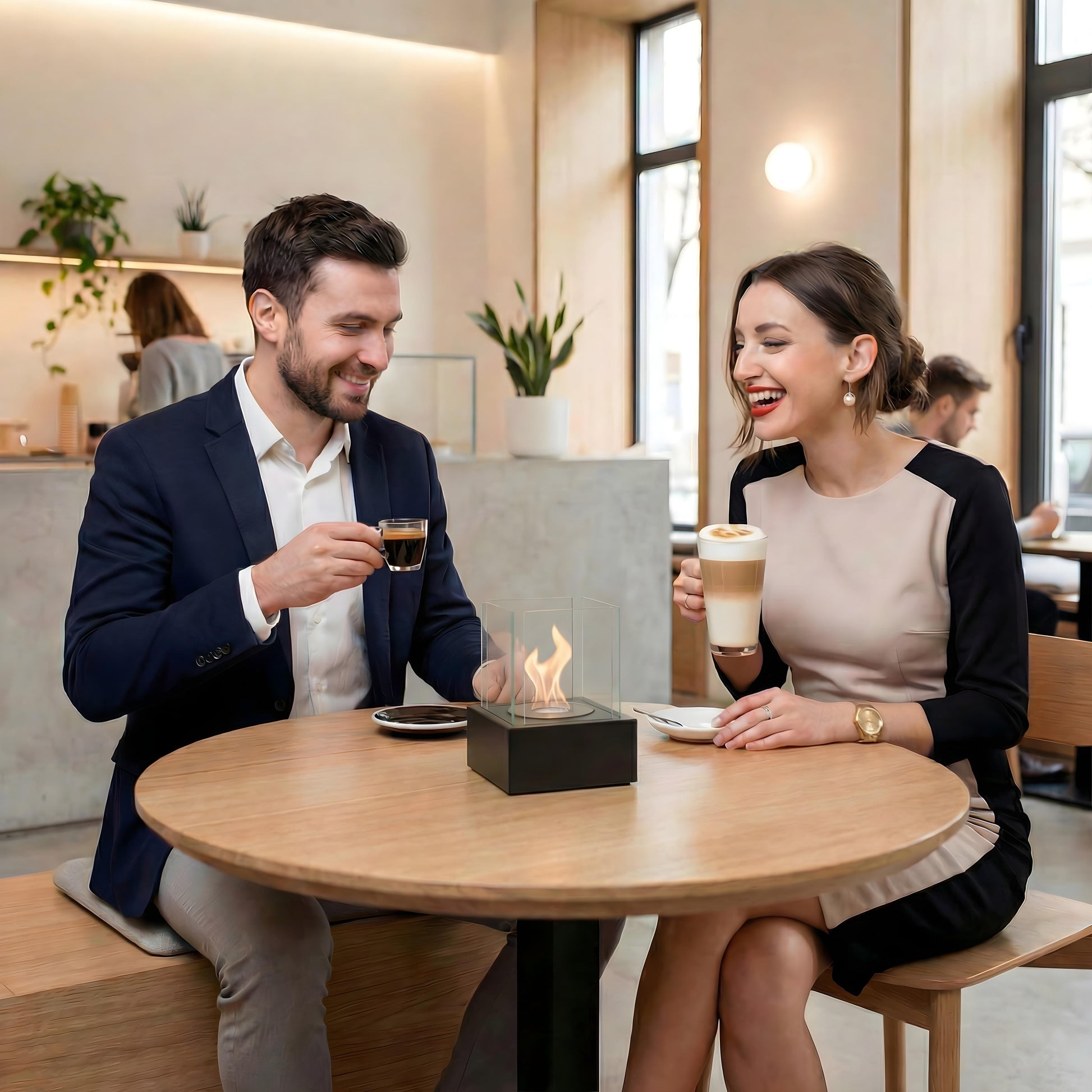 Bioethanol Tischkamin Luma130 – Design-Feuer für dein Zuhause