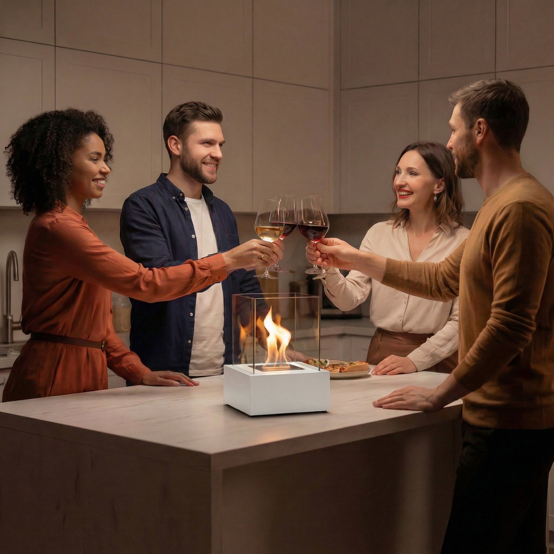 Tischkamin Luma130 – Bioethanol Tischfeuer ohne Schornstein