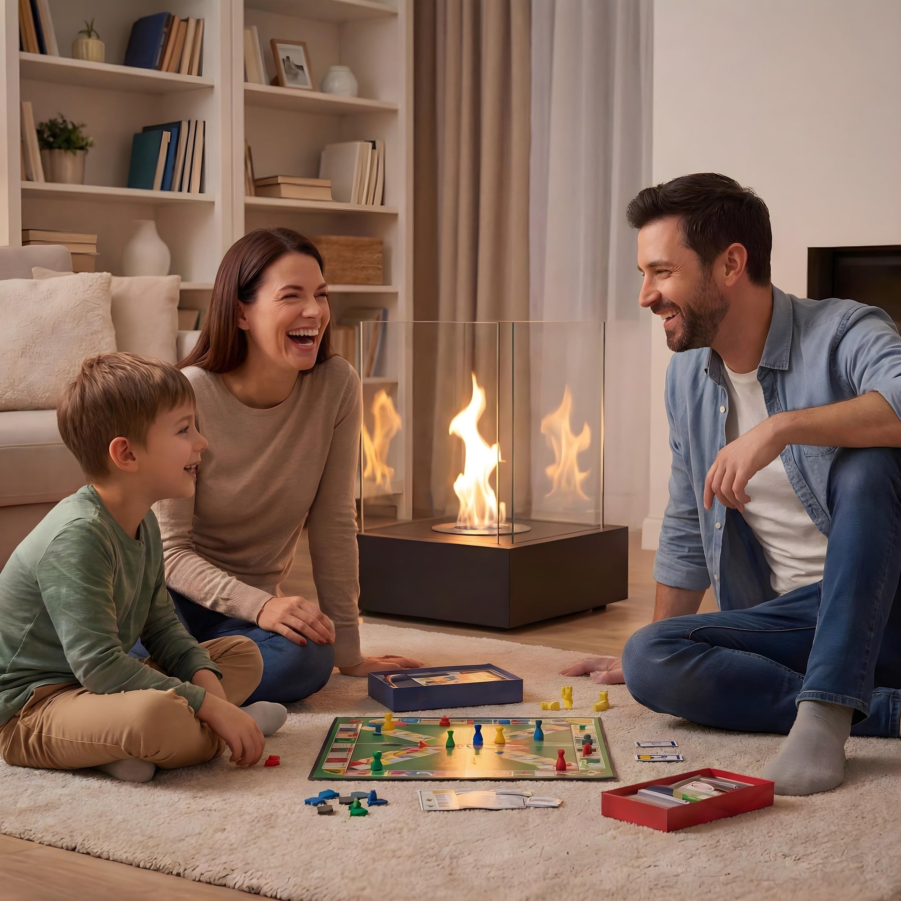Feuerstelle Luma400 – Bioethanol Bodenfeuer für innen & außen